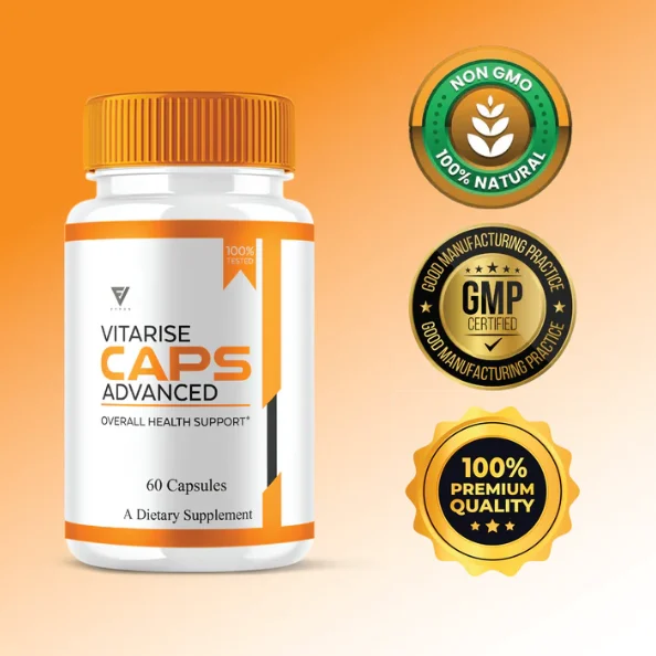 VitaRise Caps Supplement Bottle